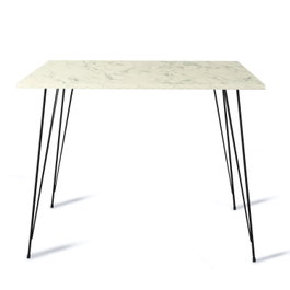 Hanah Home Sandalf Square - Marmo Blanco y Negro